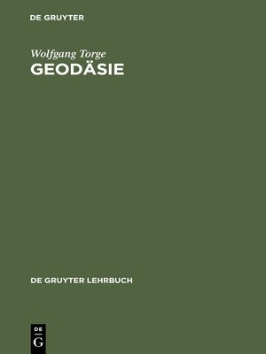 cover image of Geodäsie